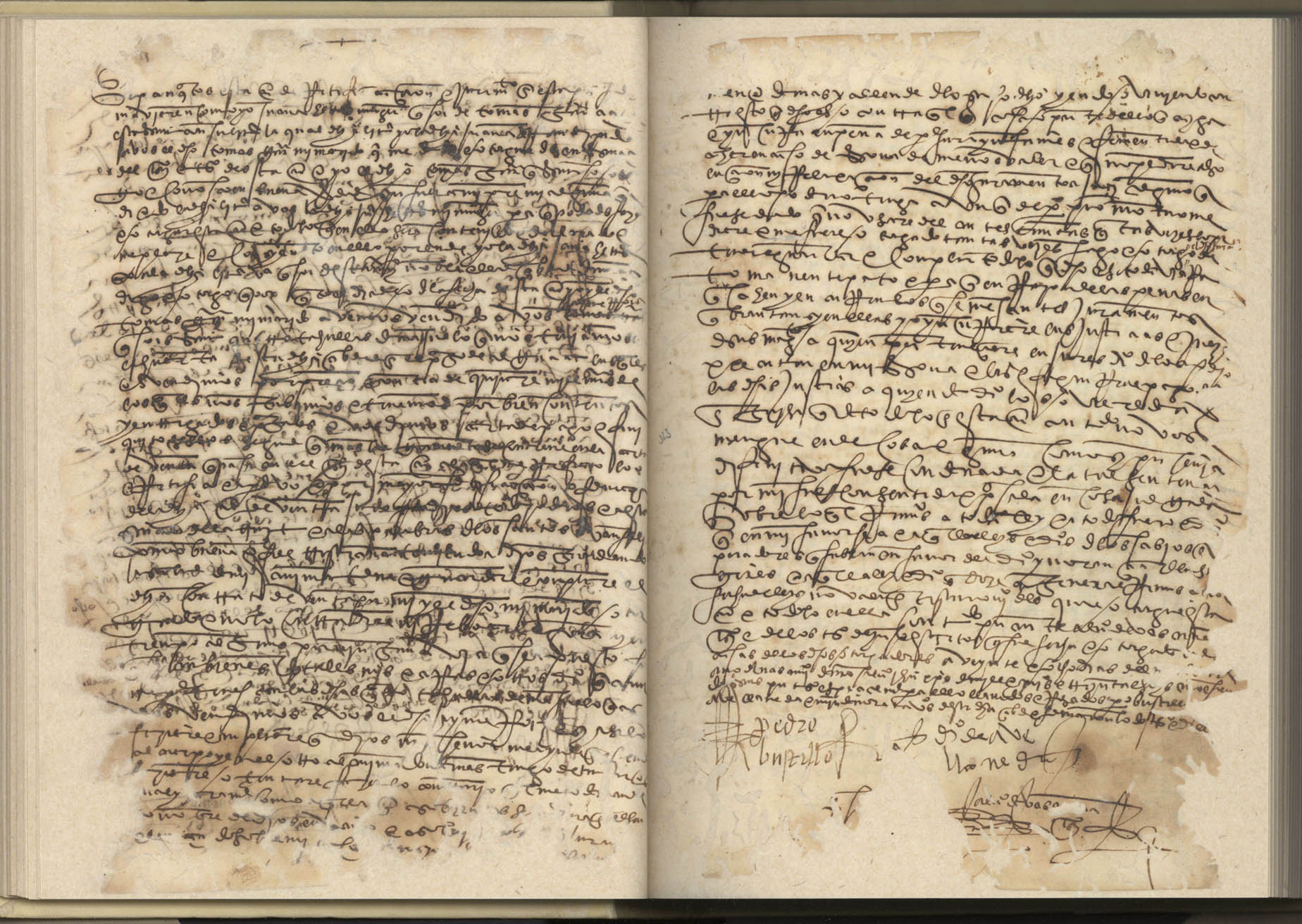 Registro de Alvaro de Bascuñana, Murcia de 1534-1536.